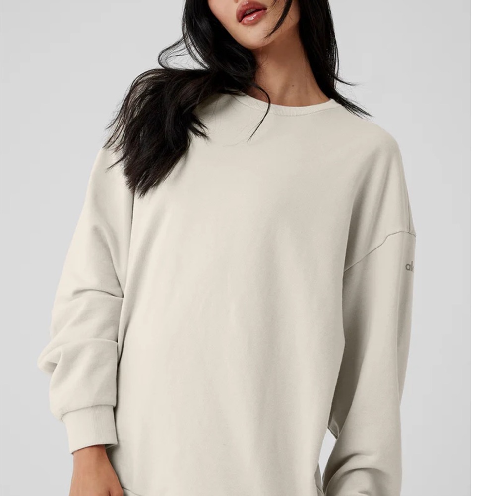 ALO Yoga Chill Crew Neck Pullover Sweatshirt